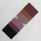 Retro Minimalism - Purple Autumn Yoga Mat Gallery Image 1