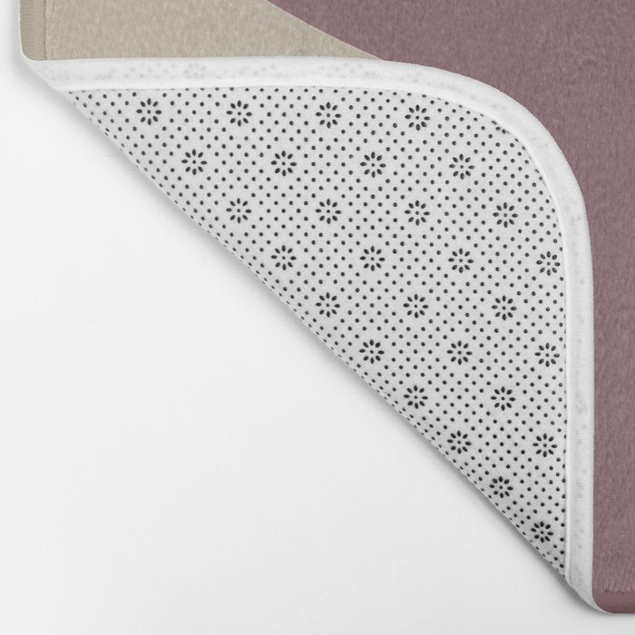 Retro Minimalism - Purple Autumn Bath Mat Gallery Image 2