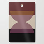 Retro Minimalism - Purple Autumn Cutting Board Gallery Image 1
