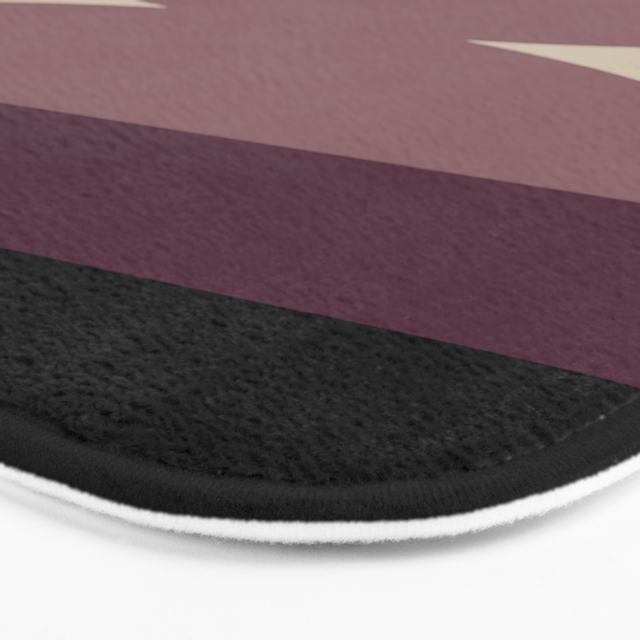 Retro Minimalism - Purple Autumn Bath Mat Gallery Image 3