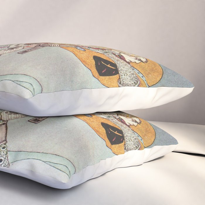 kay nielsen So the man gave her a pair of snow shoes Pillow Sham Gallery Image 3