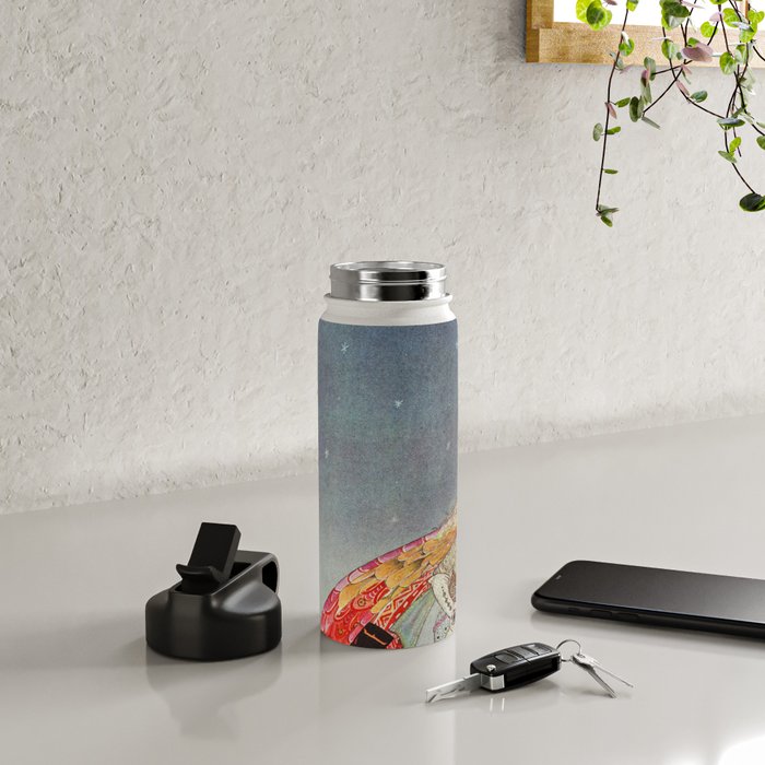 kay nielsen So the man gave her a pair of snow shoes Water Bottle Gallery Image 4
