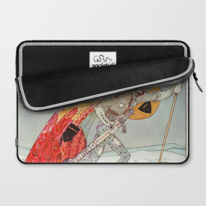 kay nielsen So the man gave her a pair of snow shoes Laptop Sleeve Gallery Image 2