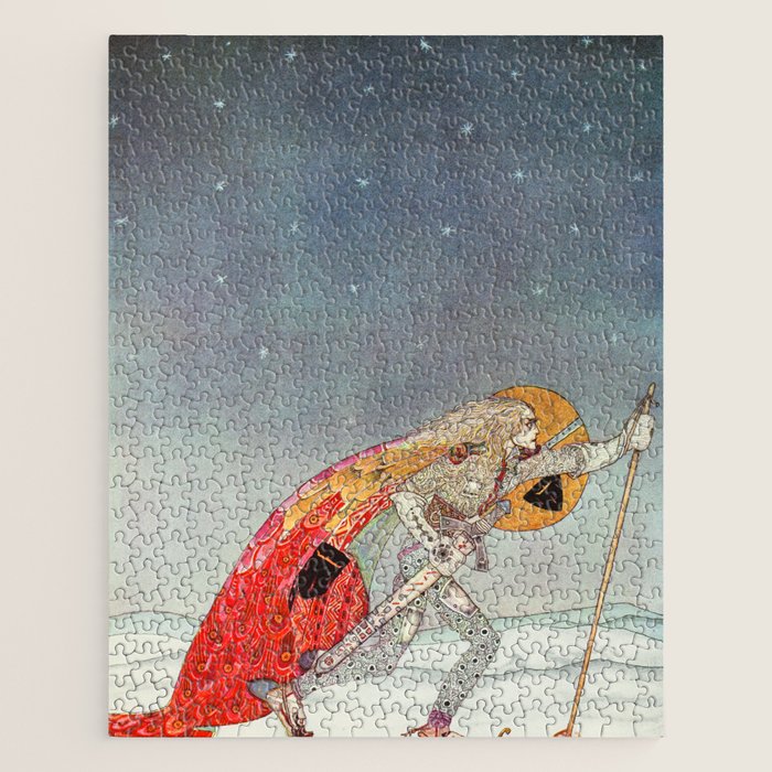 kay nielsen So the man gave her a pair of snow shoes Jigsaw Puzzle Gallery Image 1