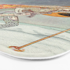 kay nielsen So the man gave her a pair of snow shoes Bath Mat Gallery Image 3