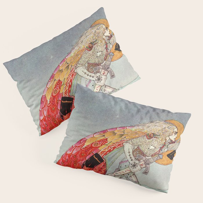 kay nielsen So the man gave her a pair of snow shoes Pillow Sham Gallery Image 1
