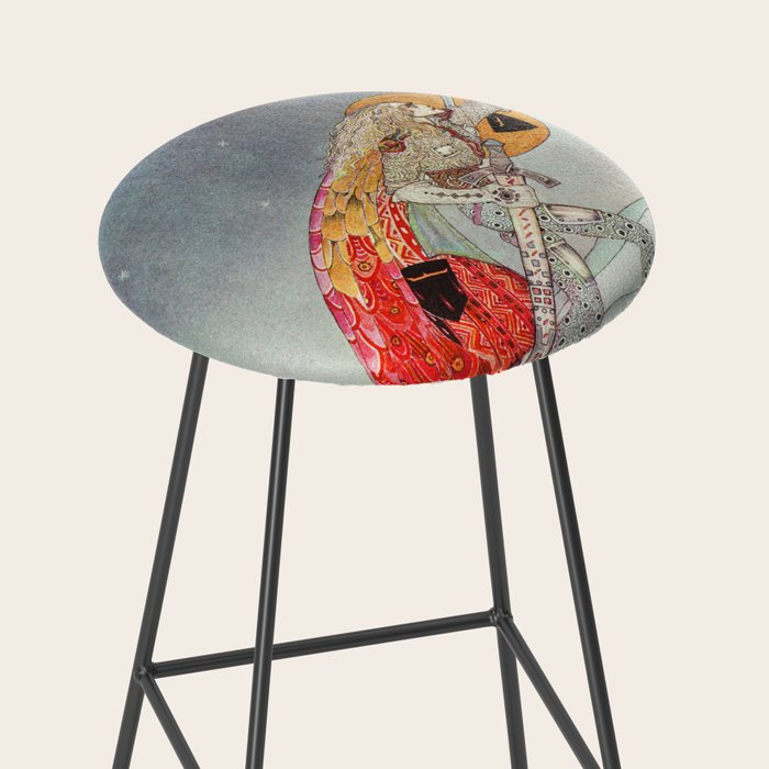 kay nielsen So the man gave her a pair of snow shoes Stool Gallery Image 2