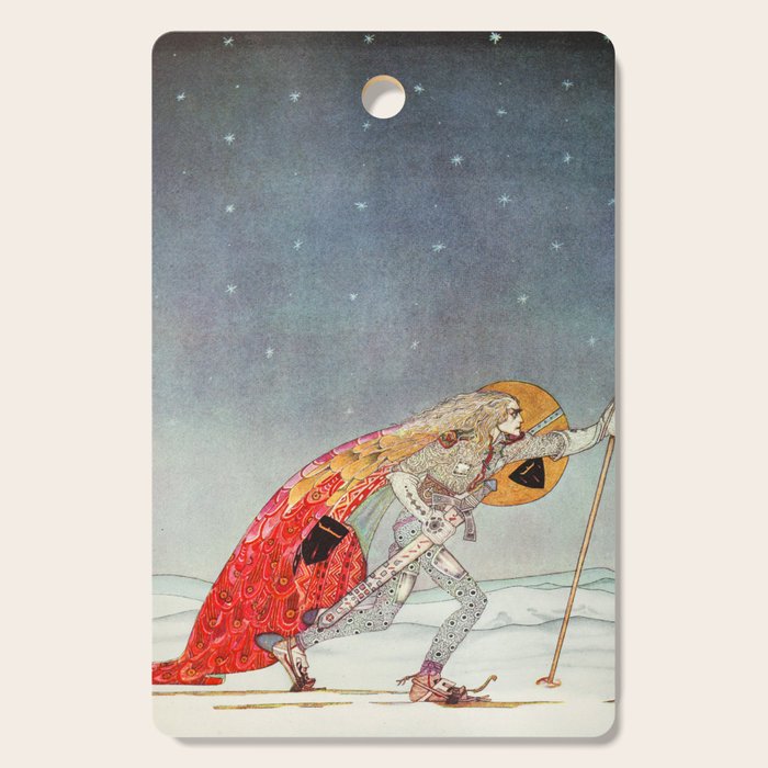 kay nielsen So the man gave her a pair of snow shoes Cutting Board Gallery Image 1