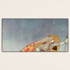 kay nielsen So the man gave her a pair of snow shoes Desk Mat Gallery Image 3