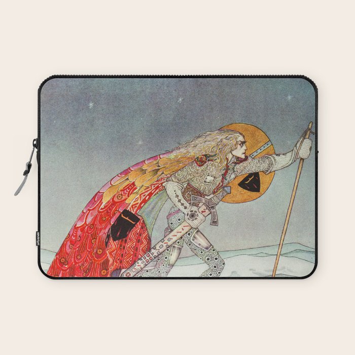 kay nielsen So the man gave her a pair of snow shoes Laptop Sleeve Gallery Image 1