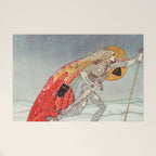 kay nielsen So the man gave her a pair of snow shoes Welcome Mat Gallery Image 1