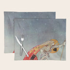 kay nielsen So the man gave her a pair of snow shoes Placemat Gallery Image 1