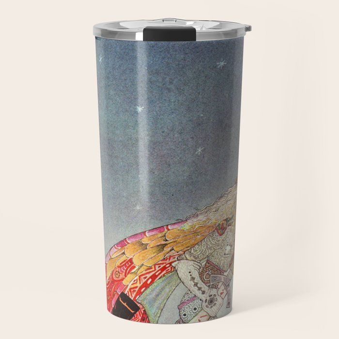 kay nielsen So the man gave her a pair of snow shoes Travel Mug Gallery Image 1