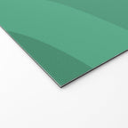 Retro Groove Mid Century Modern Minimal Abstract Emerald Green  Welcome Mat Gallery Image 2