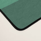 Retro Groove Mid Century Modern Minimal Abstract Emerald Green  Desk Mat Gallery Image 4