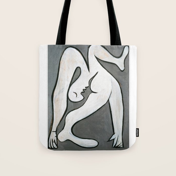 Picasso - Le Acrobat, 1930, Artwork Reproduction, Tshirts, Prints, Posters For Men, Women, Youth Tote Bag Gallery Image 1