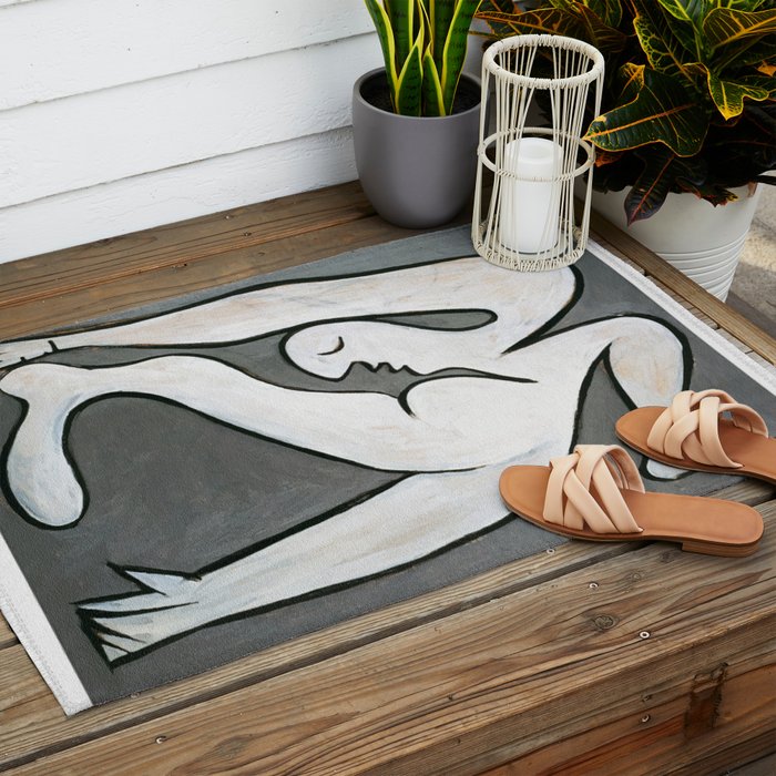 Picasso - Le Acrobat, 1930, Artwork Reproduction, Tshirts, Prints, Posters For Men, Women, Youth Outdoor Rug Gallery Image 2