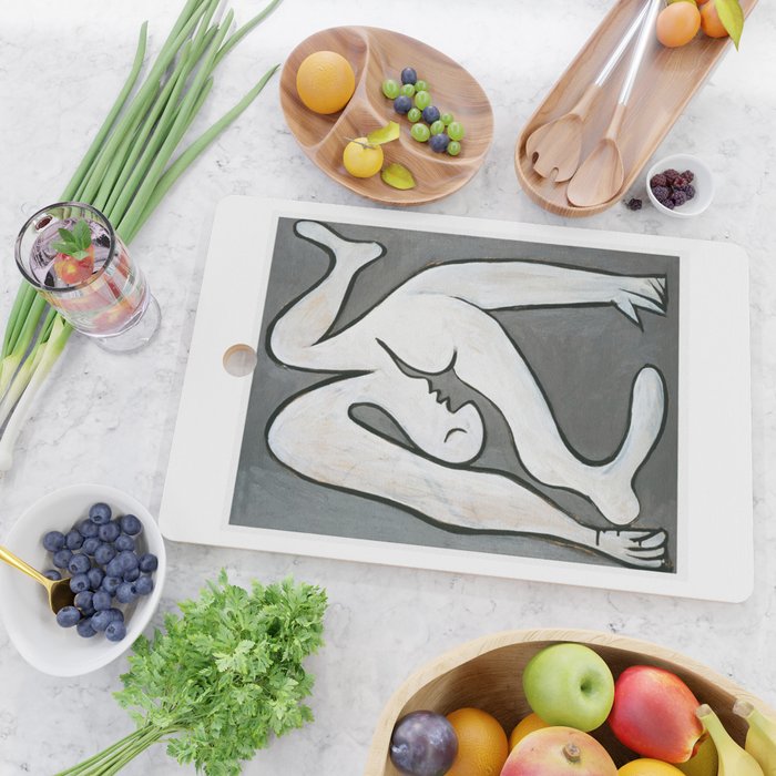 Picasso - Le Acrobat, 1930, Artwork Reproduction, Tshirts, Prints, Posters For Men, Women, Youth Cutting Board Gallery Image 2