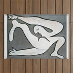 Picasso - Le Acrobat, 1930, Artwork Reproduction, Tshirts, Prints, Posters For Men, Women, Youth Outdoor Rug Gallery Image 1