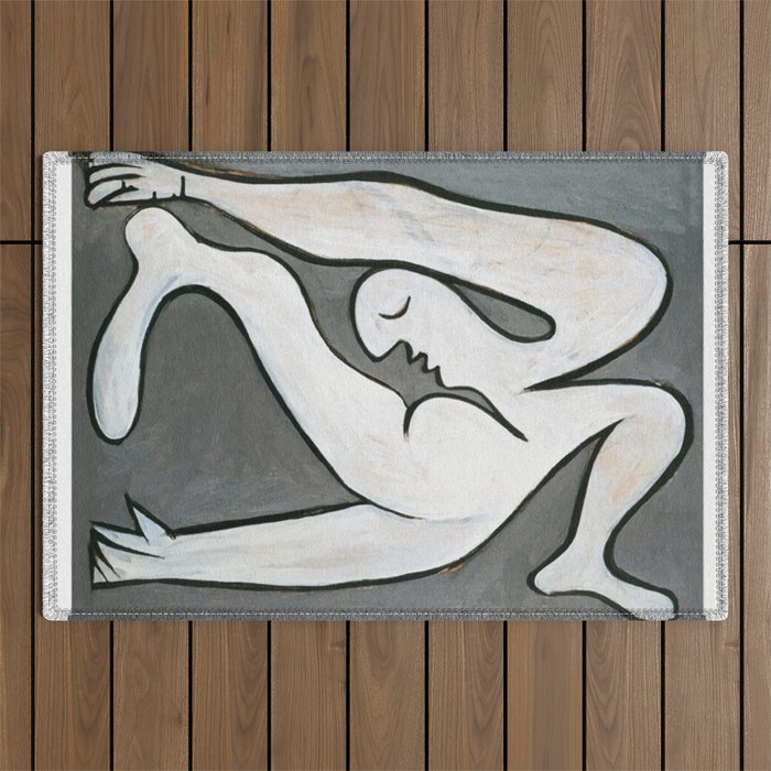 Picasso - Le Acrobat, 1930, Artwork Reproduction, Tshirts, Prints, Posters For Men, Women, Youth Outdoor Rug Gallery Image 1