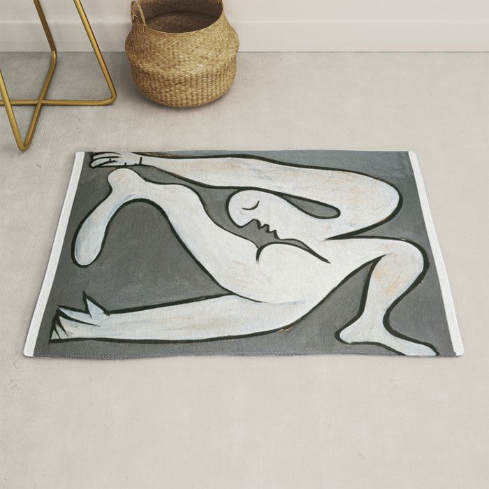 Picasso - Le Acrobat, 1930, Artwork Reproduction, Tshirts, Prints, Posters For Men, Women, Youth Rug Gallery Image 1