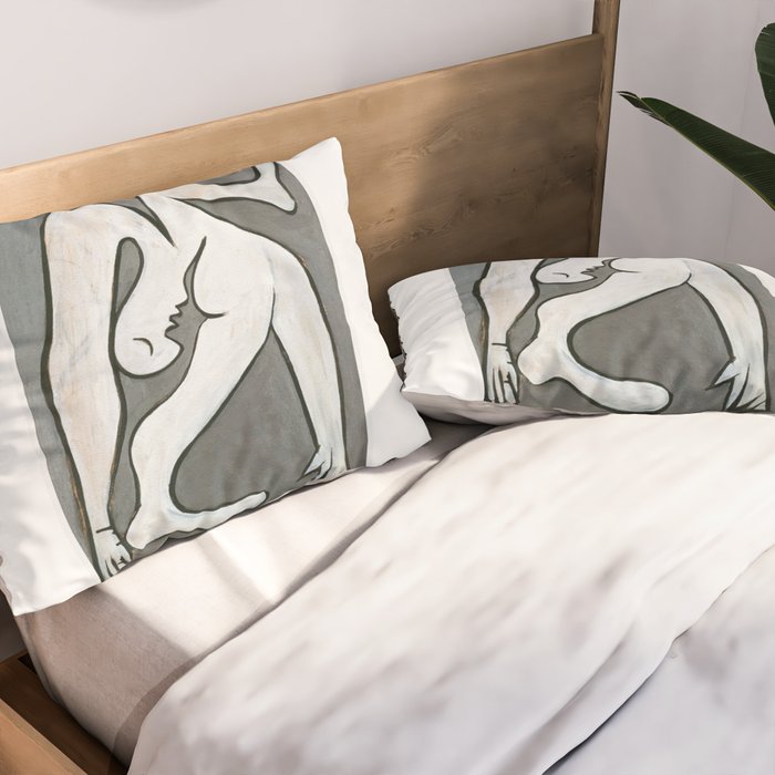 Picasso - Le Acrobat, 1930, Artwork Reproduction, Tshirts, Prints, Posters For Men, Women, Youth Pillow Sham Gallery Image 2