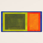 Ultramarine Blue Bloom Desk Mat Gallery Image 3