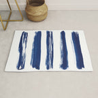 Indigo Brush Strokes | No. 2 Rug Gallery Image 1