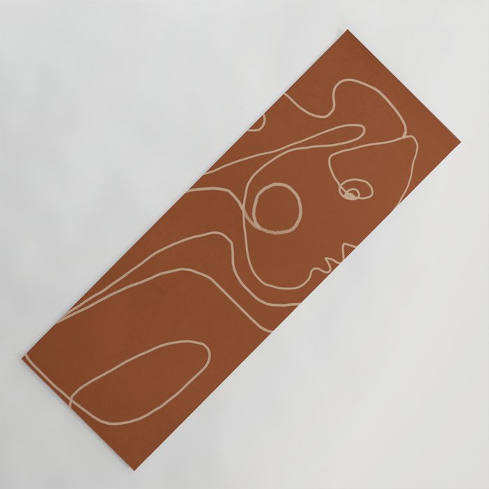 Gentle Abstract Line 2 Yoga Mat Gallery Image 1