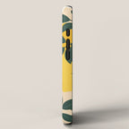 Mediterranean Lemons Zesty Blossom Mid Century Modern Print Pattern iPhone Case Gallery Image 2