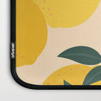 Mediterranean Lemons Zesty Blossom Mid Century Modern Print Pattern Laptop Sleeve Gallery Image 3