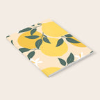 Mediterranean Lemons Zesty Blossom Mid Century Modern Print Pattern Notebook Gallery Image 2