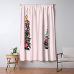 Retro Christmes tree no2 Window Curtain Gallery Image 5