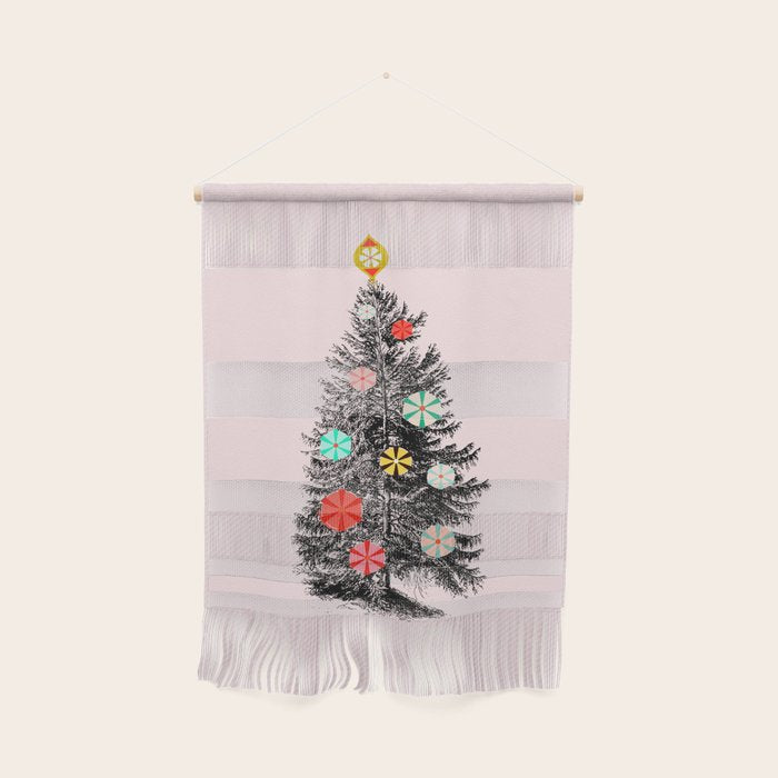 Retro Christmes tree no2 Wall Hanging Gallery Image 1