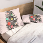 Retro Christmes tree no2 Pillow Sham Gallery Image 2