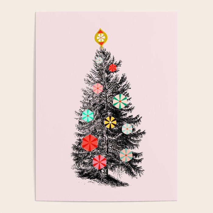 Retro Christmes tree no2 Poster Gallery Image 4
