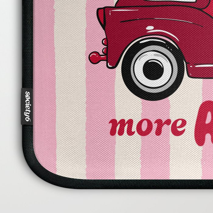 More Amore Por Favor Retro Love Truck Laptop Sleeve Gallery Image 3