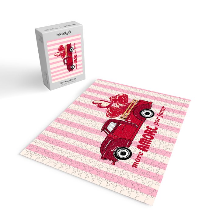 More Amore Por Favor Retro Love Truck Jigsaw Puzzle Gallery Image 2