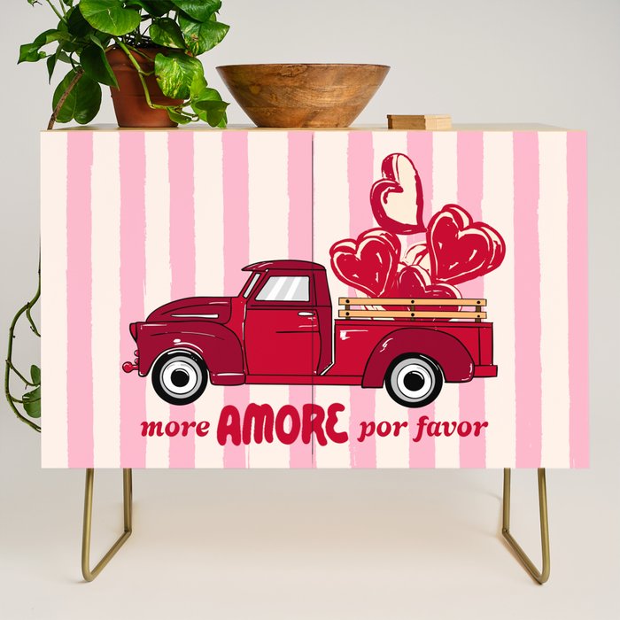 More Amore Por Favor Retro Love Truck Credenza Gallery Image 1