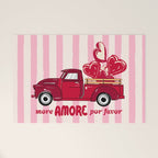 More Amore Por Favor Retro Love Truck Welcome Mat Gallery Image 1