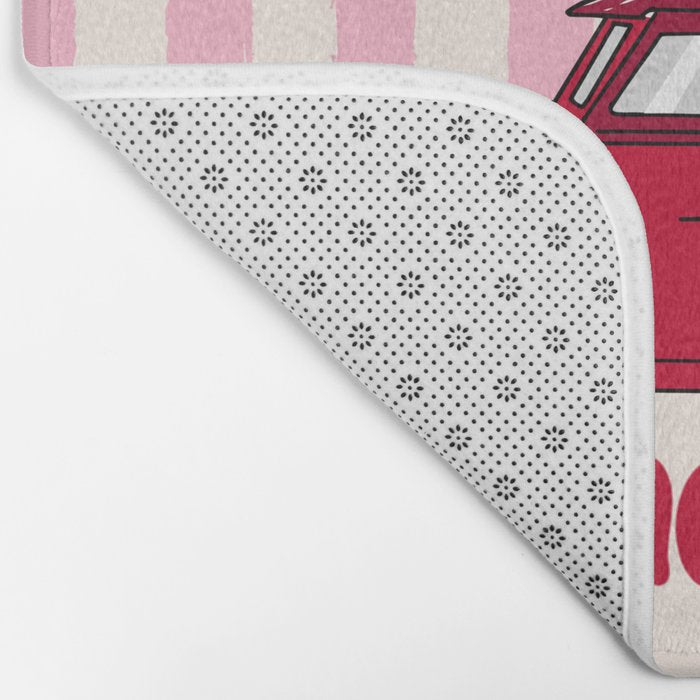 More Amore Por Favor Retro Love Truck Bath Mat Gallery Image 2