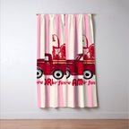 More Amore Por Favor Retro Love Truck Window Curtain Gallery Image 3