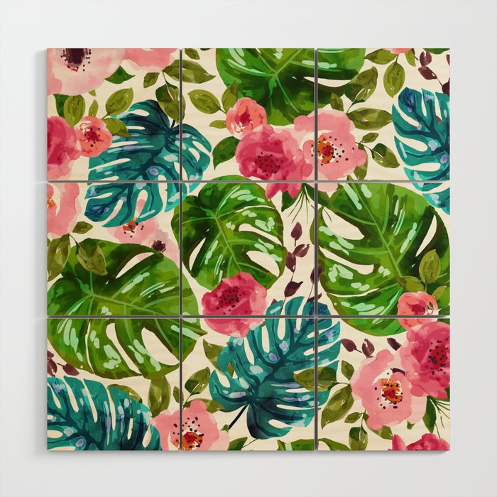 Tropical Shades Wood Wall Art Gallery Image 1