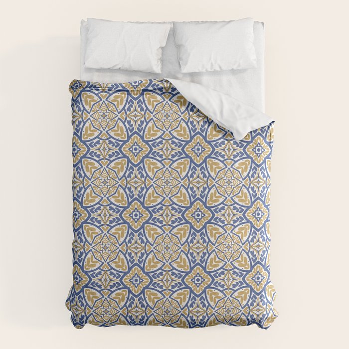 Intricate Ornamentals tiles NS Duvet Cover Gallery Image 6