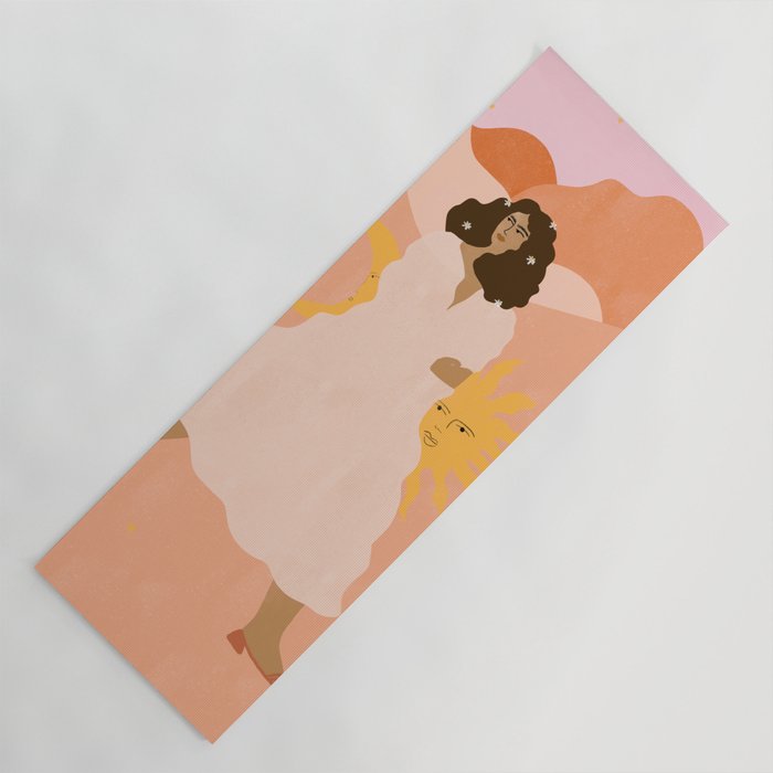 Don't look back in sadness Yoga Mat Gallery Image 1