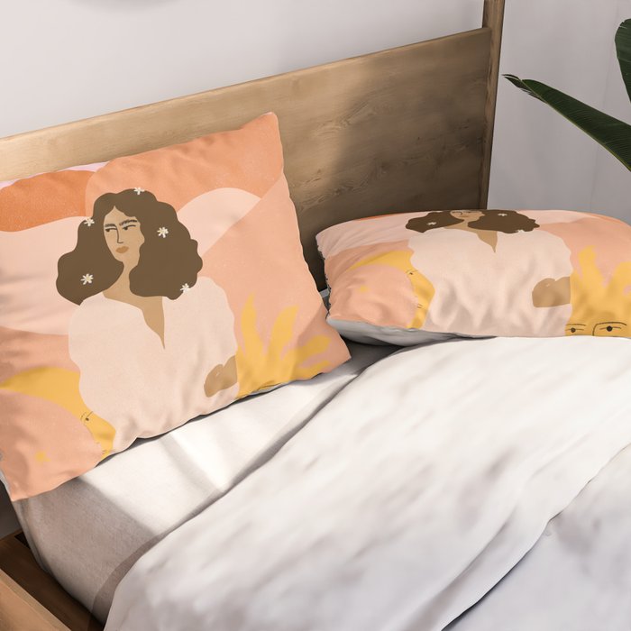 Don't look back in sadness Pillow Sham Gallery Image 2