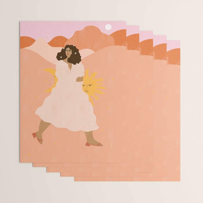 Don't look back in sadness Wrapping Paper Gallery Image 3