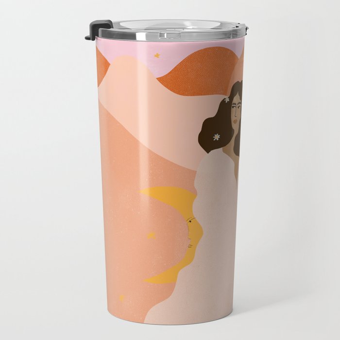 Don't look back in sadness Travel Mug Gallery Image 3