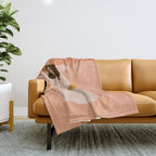 Don't look back in sadness Throw Blanket Gallery Image 1