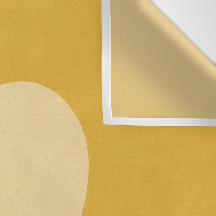 Cute Minimal Heart in Mustard Wall Tapestry Gallery Image 3